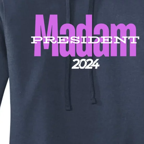 Madam President 2024 Gift Women's Pullover Hoodie