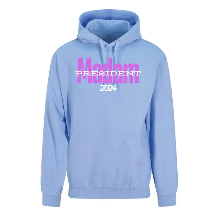 Madam President 2024 Gift Unisex Surf Hoodie