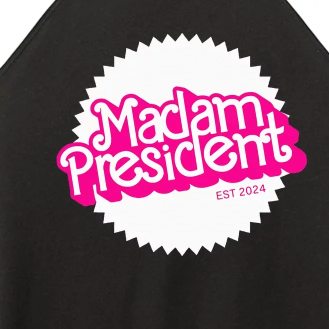 Madam President 2024 Kamala Harris Women’s Perfect Tri Rocker Tank