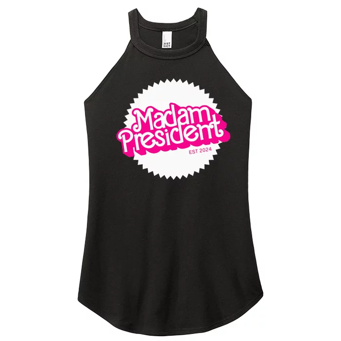 Madam President 2024 Kamala Harris Women’s Perfect Tri Rocker Tank