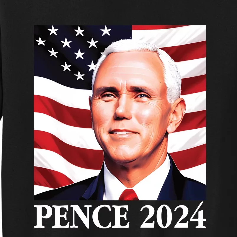 Mike Pence 2024 Presidential Portrait Tall Sweatshirt