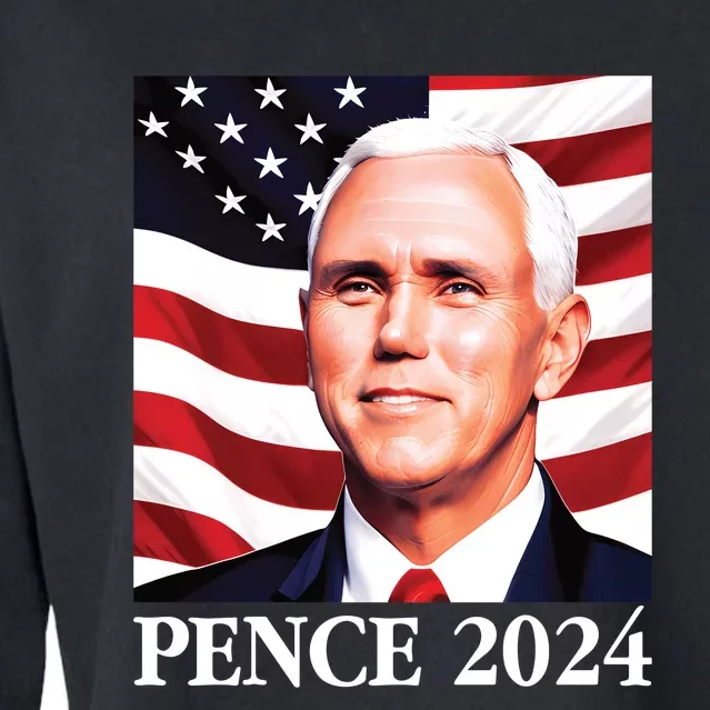 Mike Pence 2024 Presidential Portrait Cropped Pullover Crew