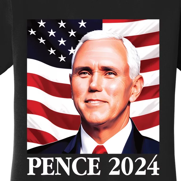 Mike Pence 2024 Presidential Portrait Women's T-Shirt