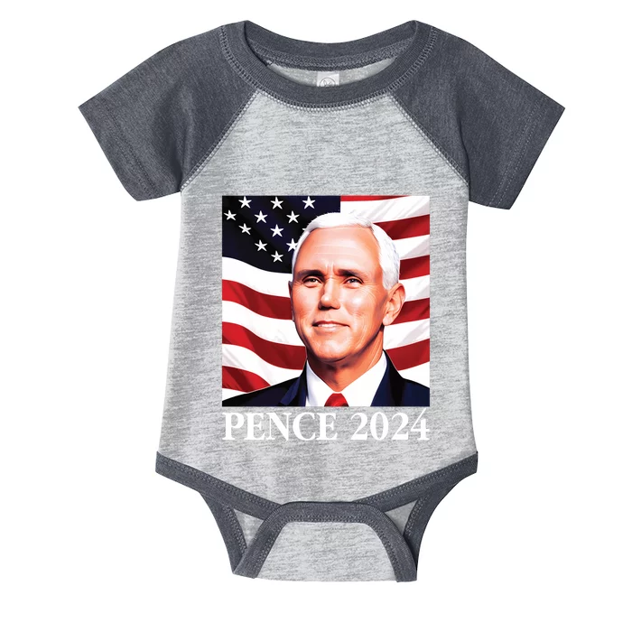 Mike Pence 2024 Presidential Portrait Infant Baby Jersey Bodysuit