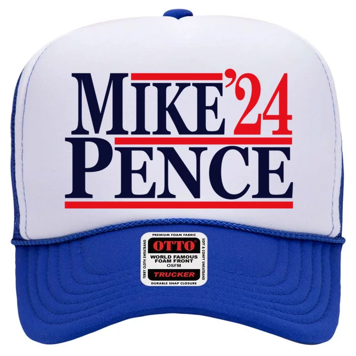 Mike Pence 2024 High Crown Mesh Trucker Hat