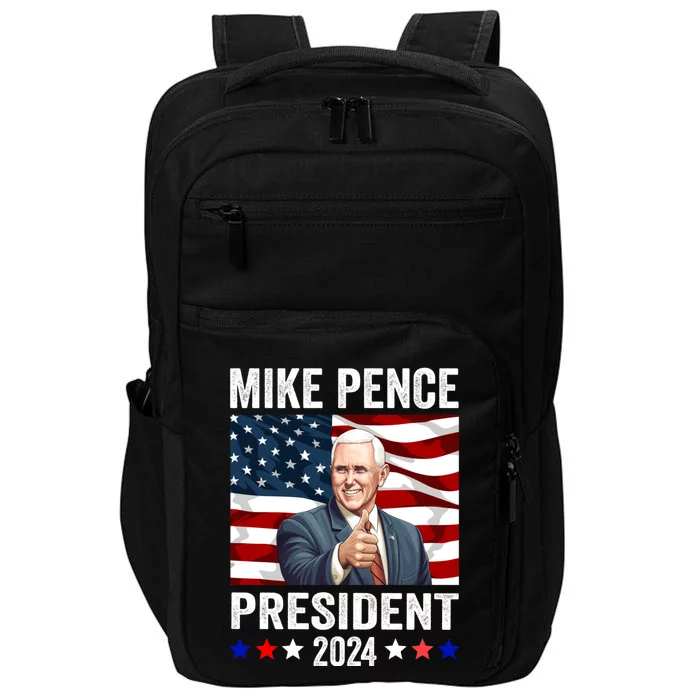 Mike Pence 2024 American Presidential Election 2024 USA Impact Tech Backpack