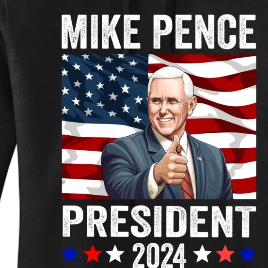 Mike Pence 2024 American Presidential Election 2024 USA Women's Pullover Hoodie