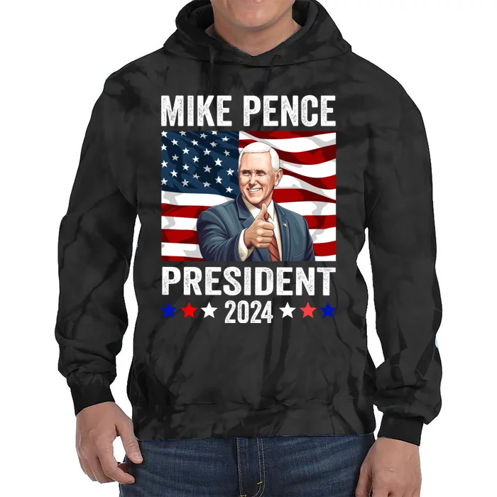 Mike Pence 2024 American Presidential Election 2024 USA Tie Dye Hoodie