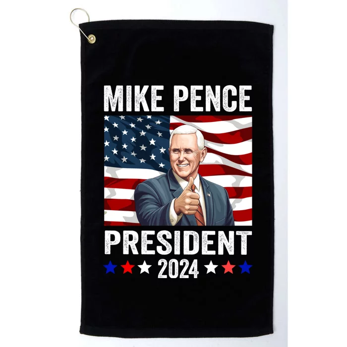 Mike Pence 2024 American Presidential Election 2024 USA Platinum Collection Golf Towel