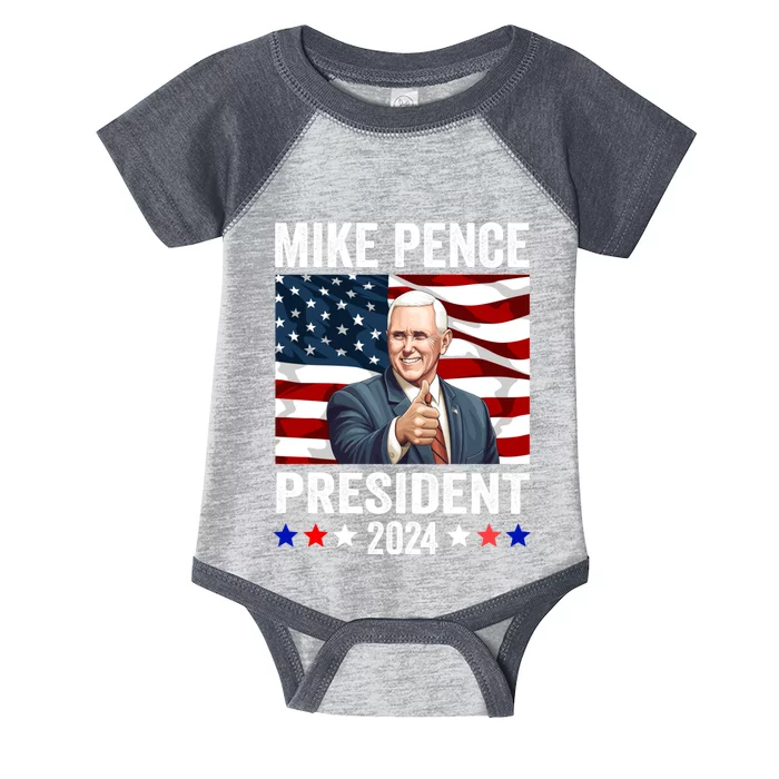 Mike Pence 2024 American Presidential Election 2024 USA Infant Baby Jersey Bodysuit