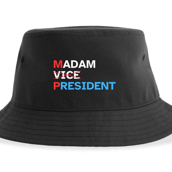 Madam President 2024 Kamala Harris Sustainable Bucket Hat