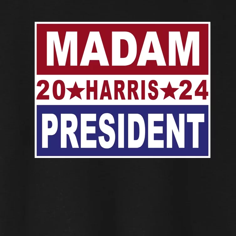 Madam President 2024 Women's Crop Top Tee