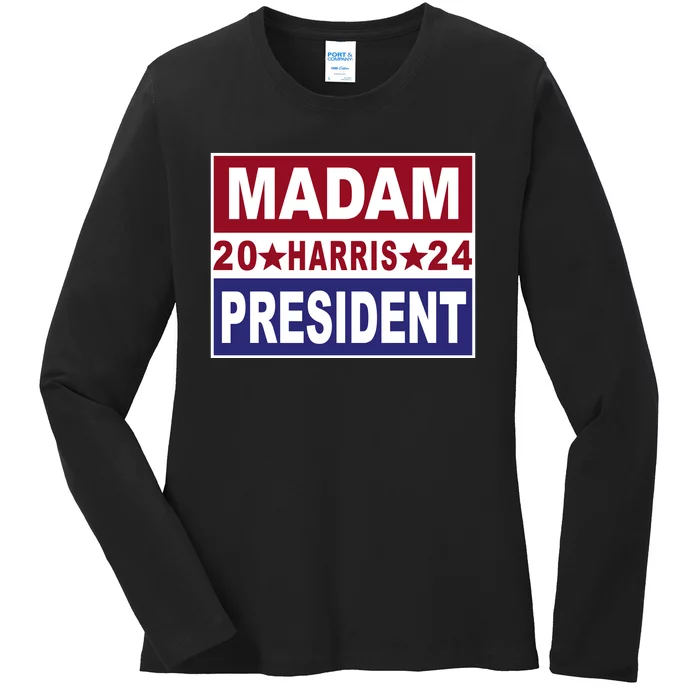 Madam President 2024 Ladies Long Sleeve Shirt