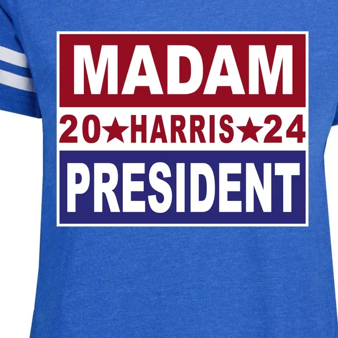 Madam President 2024 Enza Ladies Jersey Football T-Shirt