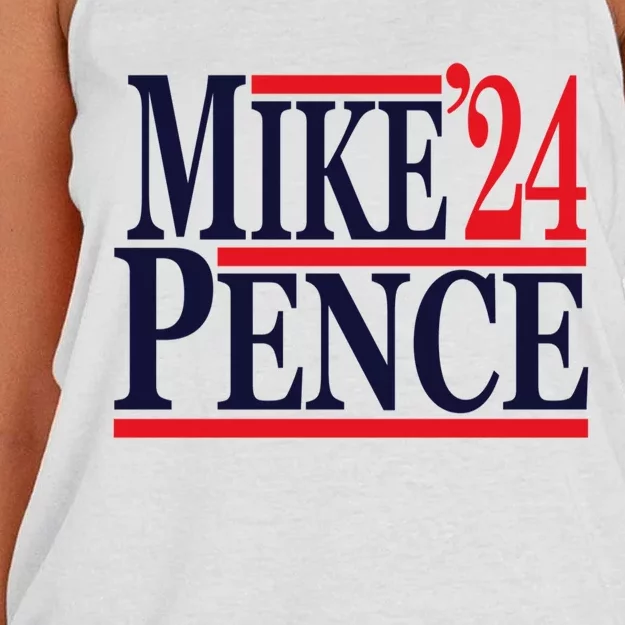 Mike Pence 2024 Women's Knotted Racerback Tank