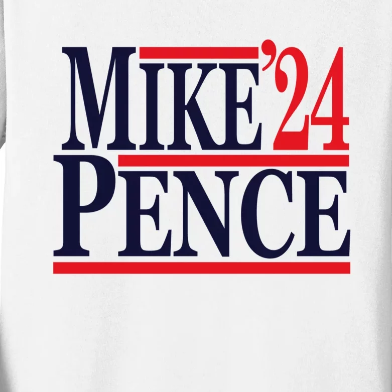 Mike Pence 2024 Kids Long Sleeve Shirt