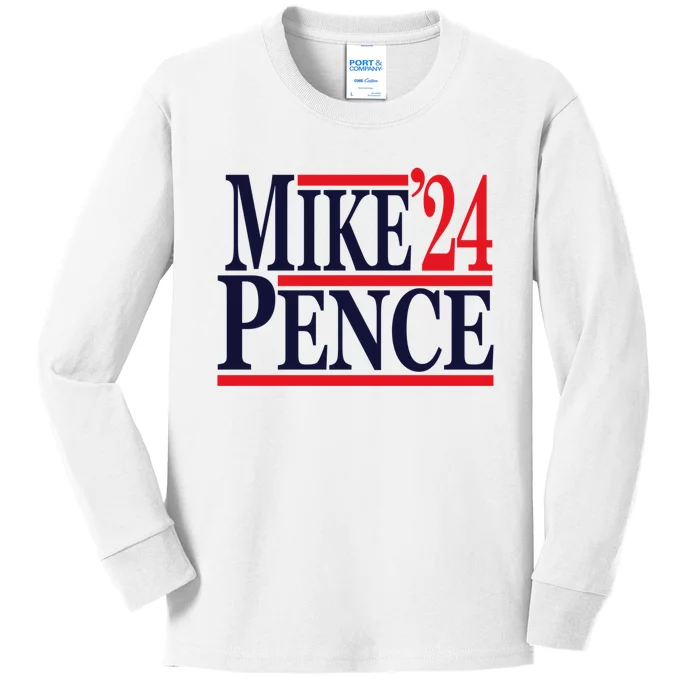 Mike Pence 2024 Kids Long Sleeve Shirt