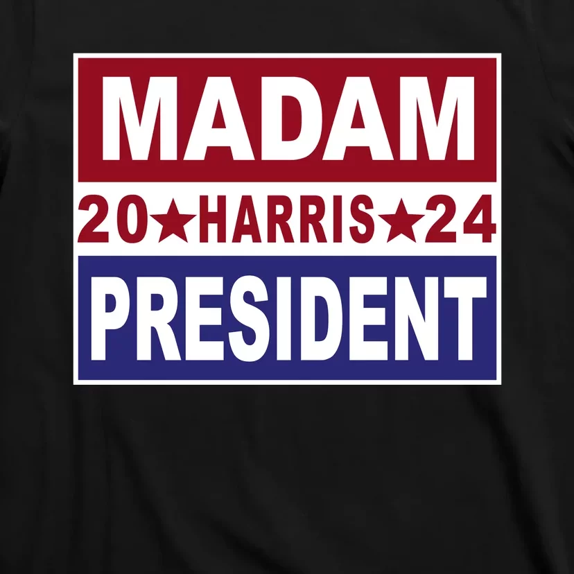 Madam President 2024 Patriotic Print T-Shirt