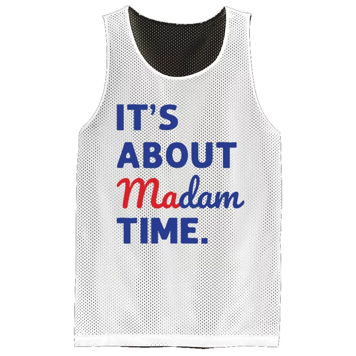 Madam President 2024 Its About Madam Time Mesh Reversible Basketball Jersey Tank