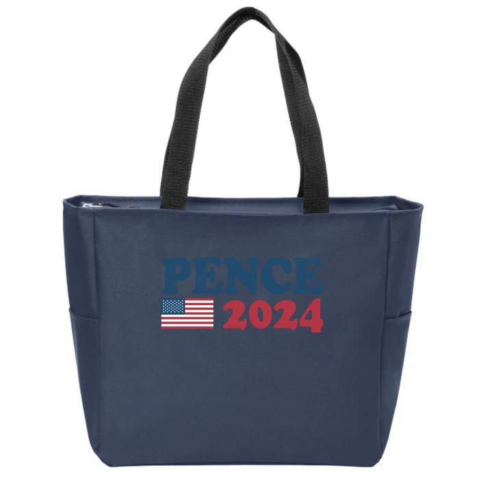 Mike Pence 2024 For President Mike Pence 2024 Zip Tote Bag