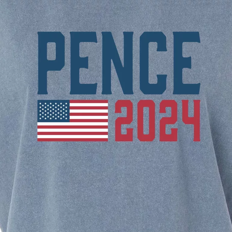 Mike Pence 2024 For President Mike Pence 2024 Garment-Dyed Women's Muscle Tee