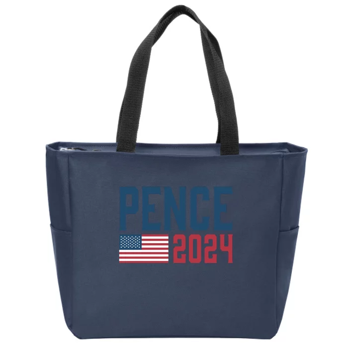 Mike Pence 2024 For President Mike Pence 2024 Zip Tote Bag