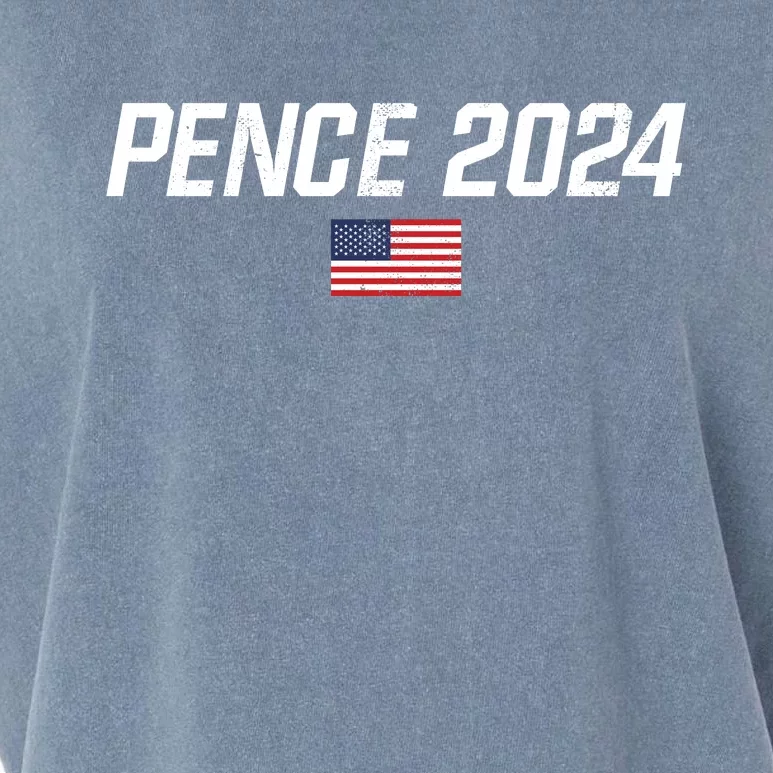 Mike Pence 2024 For President Mike Pence 2024 Garment-Dyed Women's Muscle Tee