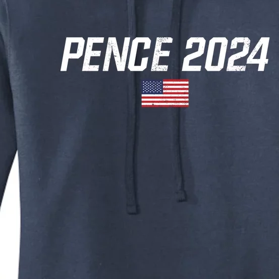 Mike Pence 2024 For President Mike Pence 2024 Women's Pullover Hoodie