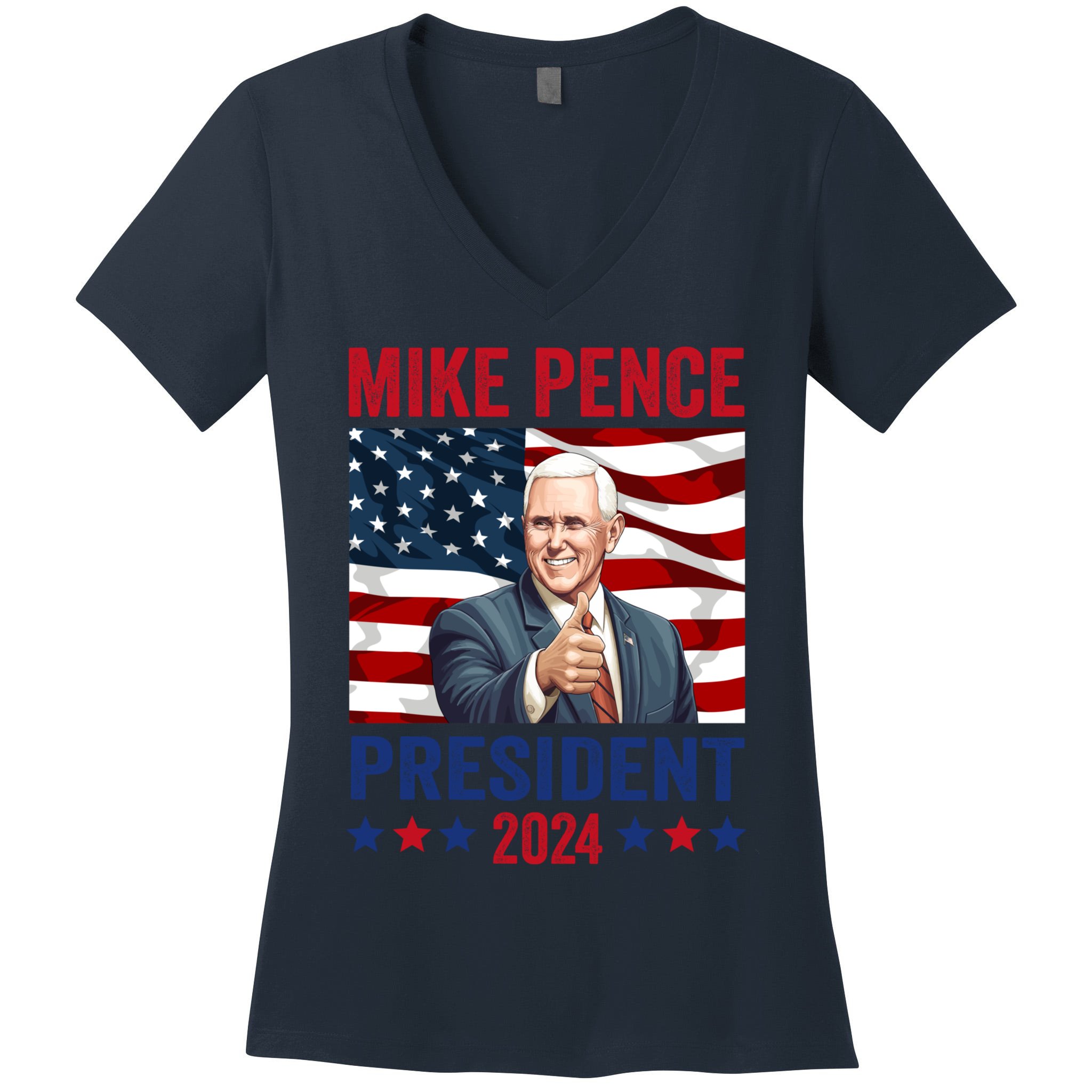 Mike Pence 2024 American Presidential Election 2024 USA Women's VNeck