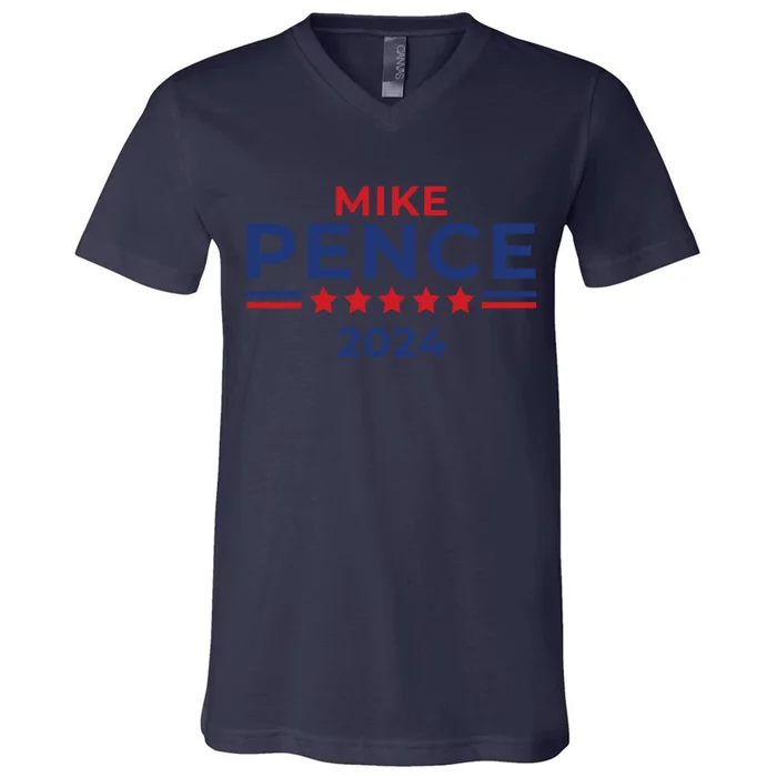 Mike Pence 2024 American Presidential Election 2024 USA V-Neck T-Shirt