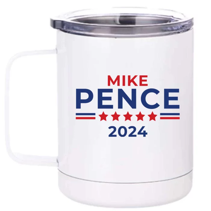 Mike Pence 2024 American Presidential Election 2024 USA Front & Back 12oz Stainless Steel Tumbler Cup