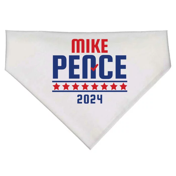 Mike Pence 2024 American Presidential Election 2024 USA USA-Made Doggie Bandana