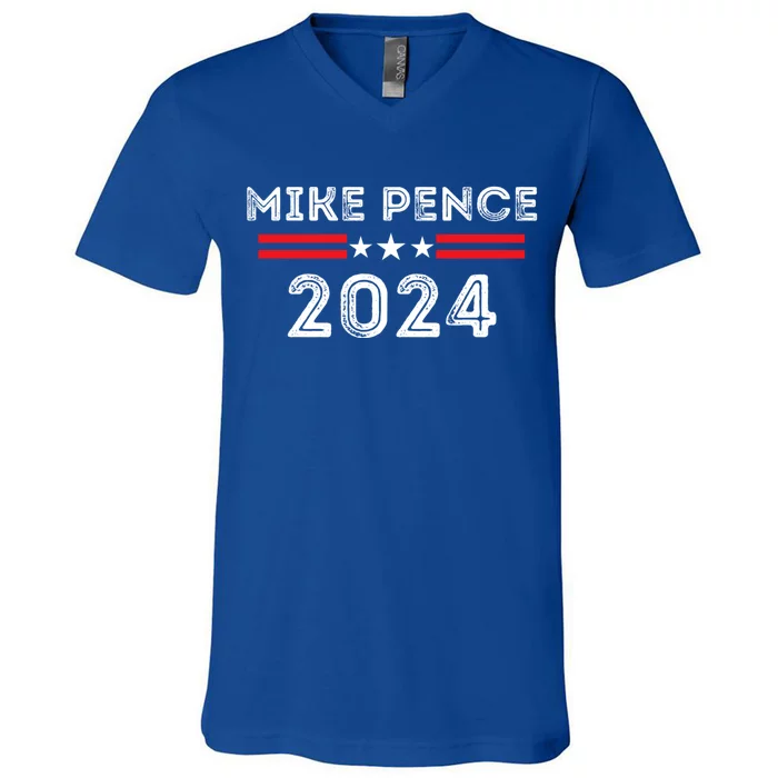 Mike Pence 2024 American Presidential Election 2024 USA V-Neck T-Shirt