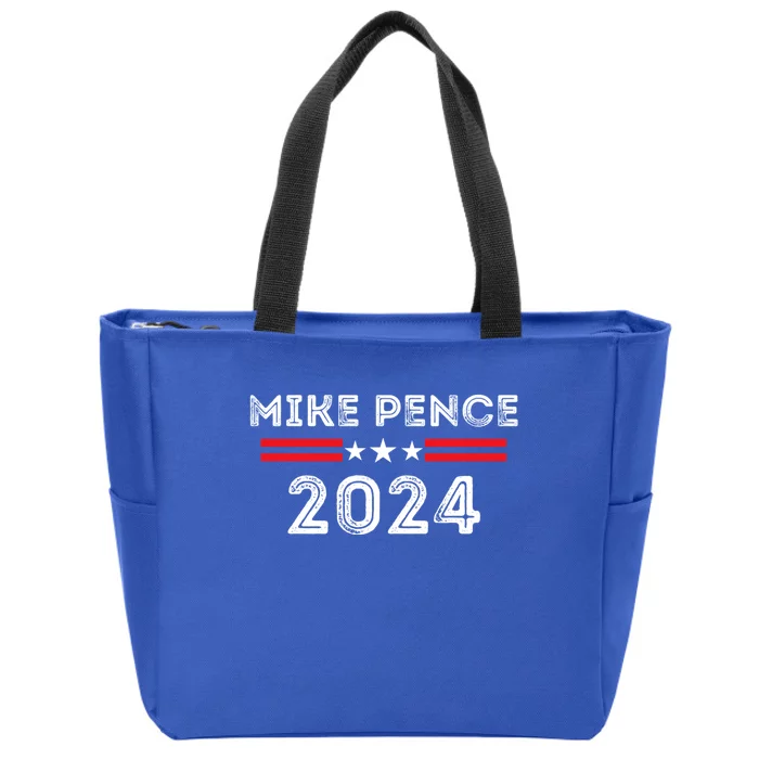 Mike Pence 2024 American Presidential Election 2024 USA Zip Tote Bag