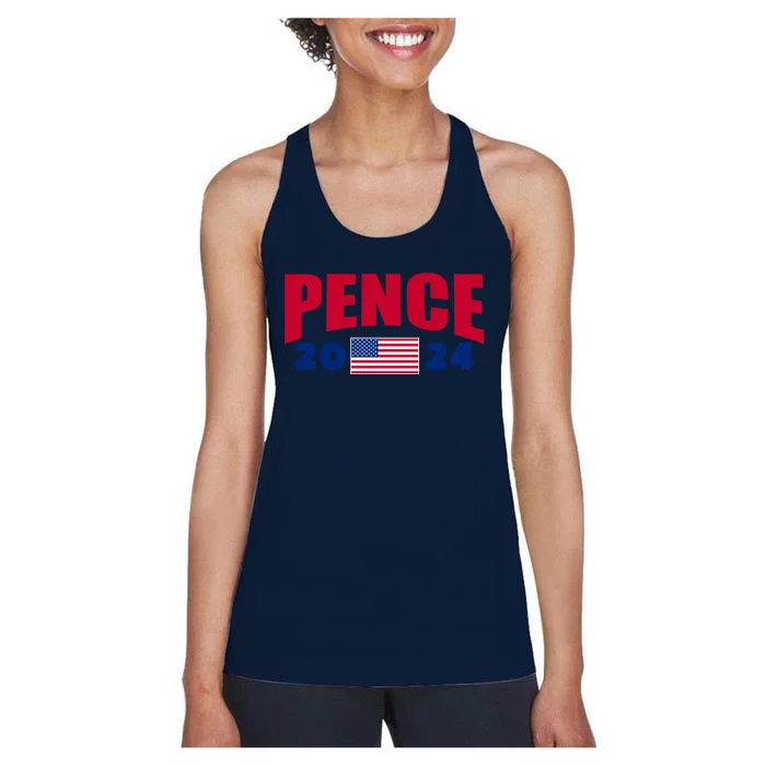 Mike Pence 2024 American Presidential Election 2024 USA Women's Racerback Tank