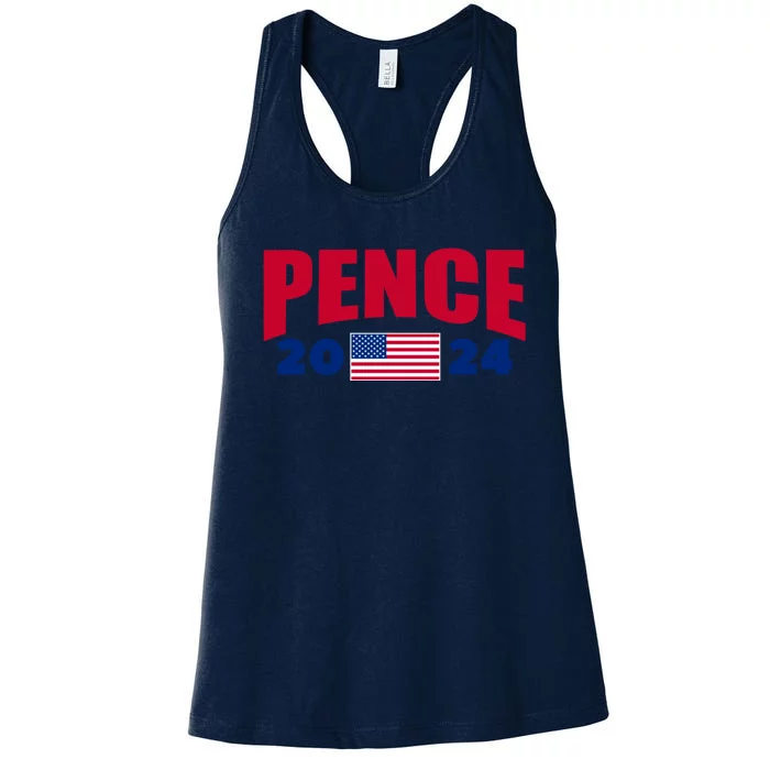 Mike Pence 2024 American Presidential Election 2024 USA Women's Racerback Tank