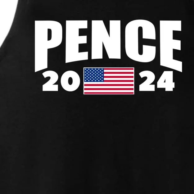 Mike Pence 2024 American Presidential Election 2024 USA Ladies Tri-Blend Wicking Tank