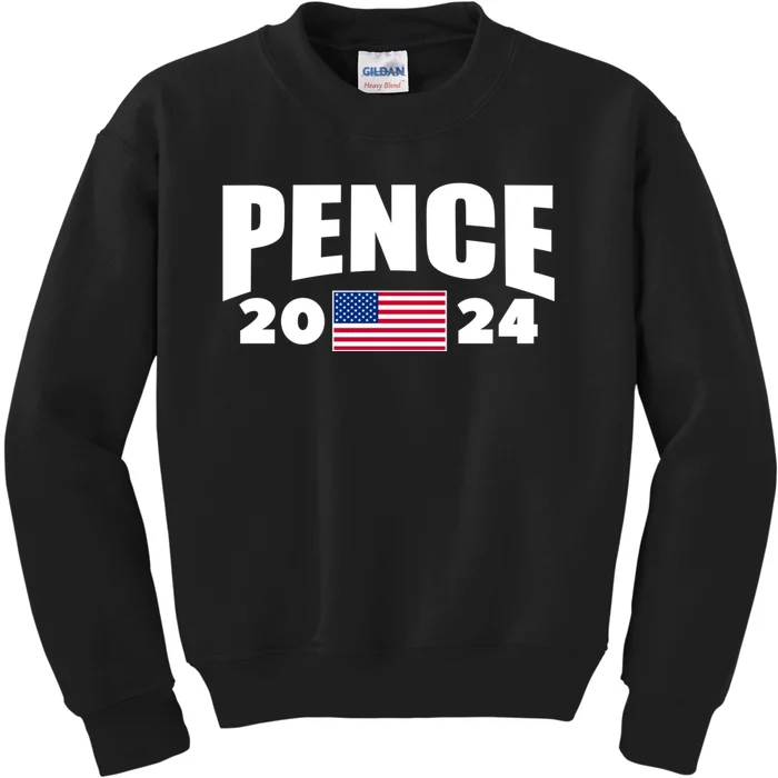 Mike Pence 2024 American Presidential Election 2024 USA Kids Sweatshirt