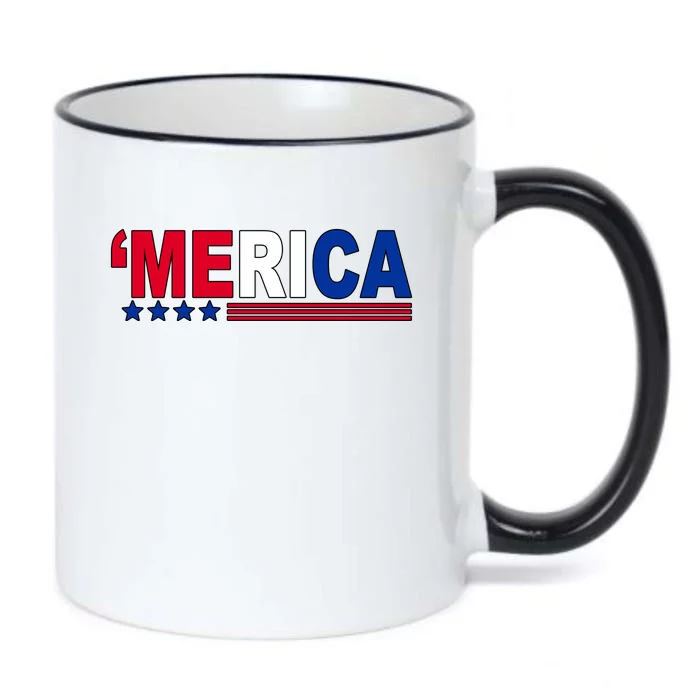 Merica Patriotic 4th Of July Black Color Changing Mug