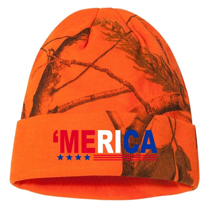 Merica Patriotic 4th Of July Kati - 12in Camo Beanie