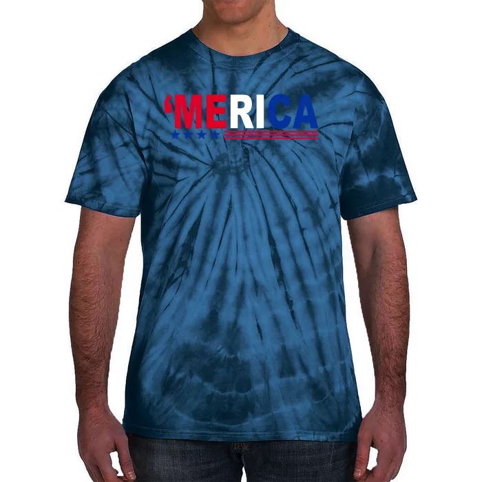 Merica Patriotic 4th Of July Tie-Dye T-Shirt