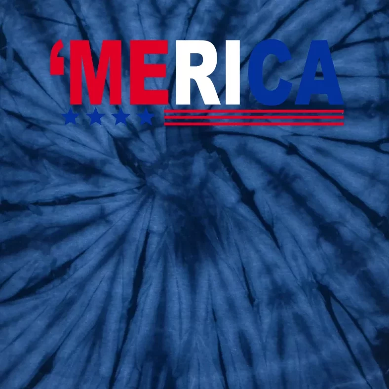 Merica Patriotic 4th Of July Tie-Dye T-Shirt