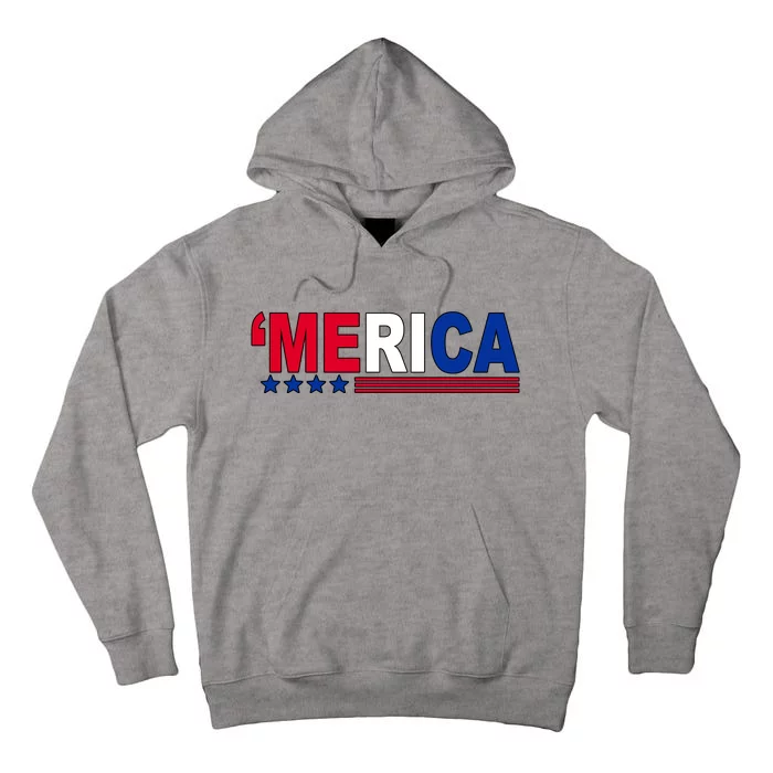 Merica Patriotic 4th Of July Tall Hoodie