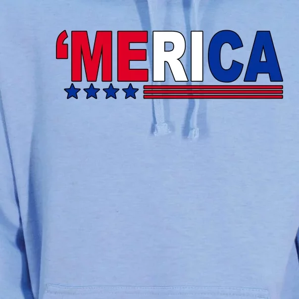 Merica Patriotic 4th Of July Unisex Surf Hoodie