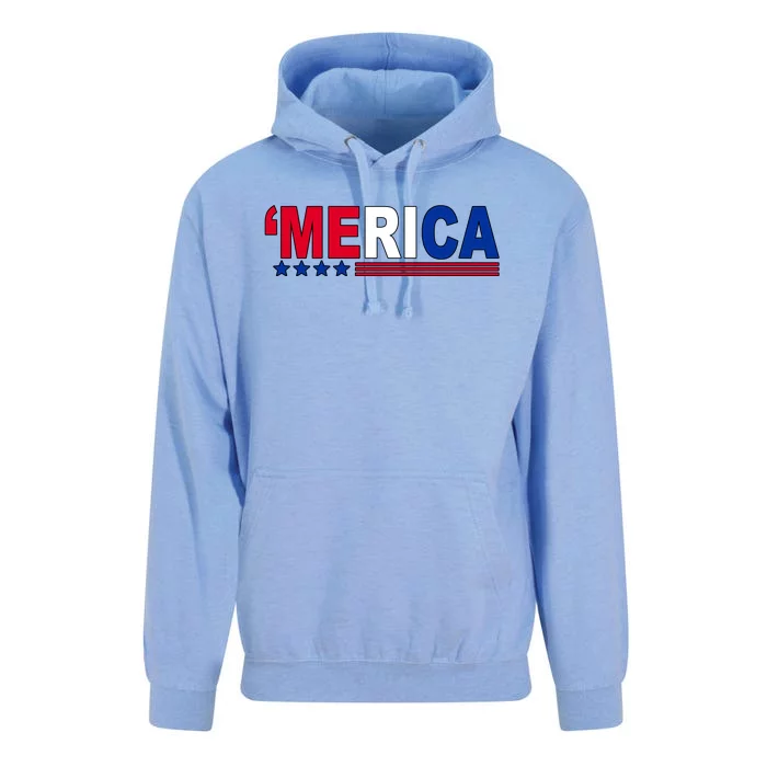 Merica Patriotic 4th Of July Unisex Surf Hoodie