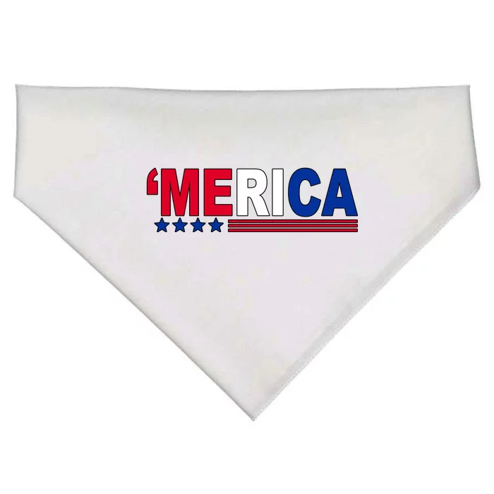 Merica Patriotic 4th Of July USA-Made Doggie Bandana