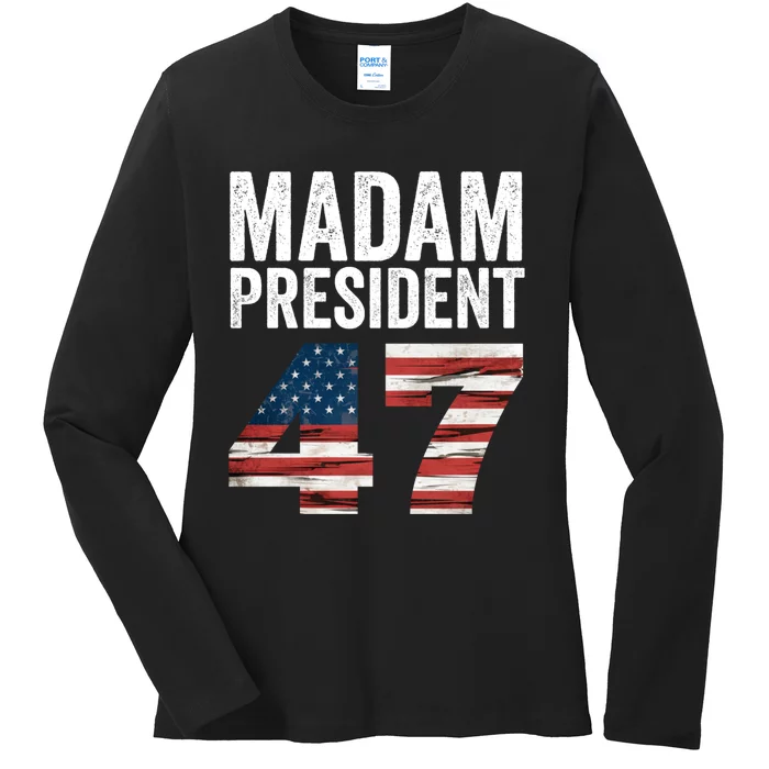 Madam President 47 Ladies Long Sleeve Shirt