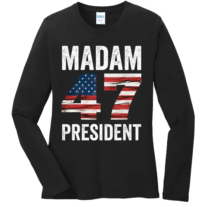 Madam President 47 Ladies Long Sleeve Shirt