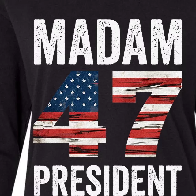 Madam President 47 Womens Cotton Relaxed Long Sleeve T-Shirt