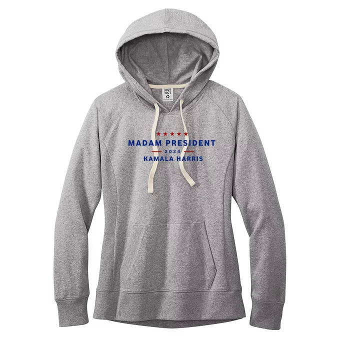 Madam President 47th President Vote Kamala Harris 2024 Women's Fleece Hoodie